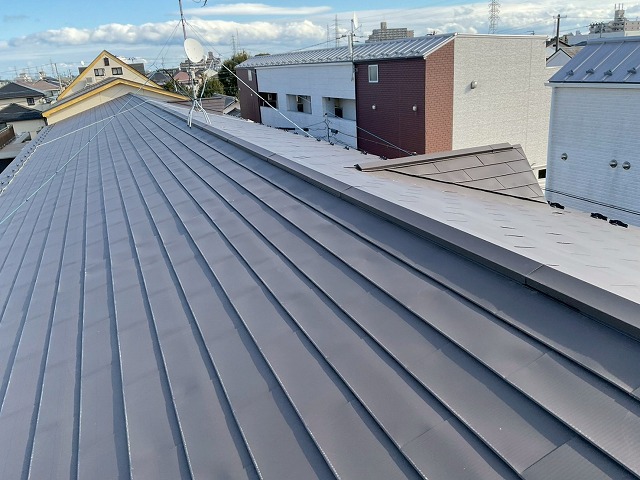 太白区諏訪　屋根カバー工事後（半年点検）